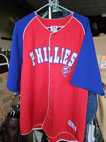 MLB Philadelphia Phillies Ryan Howard Alternate Blue Red Jersey Mens sz 54 Cover