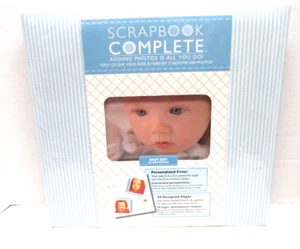 NEU Wandteppich RC Gibson komplettes Sammelalbum Foto Memory Album 12"x12" Baby Junge - Bild 1 von 20