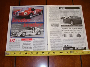 JOHN GREENWOOD CORVETTE STARS AND STRIPES ORIGINAL 1998 ARTICLE - Picture 1 of 2