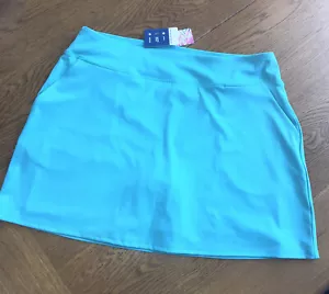 Tommy Bahama Golf Women Skort Golf Moisture Wicking, UPF & Quick Dry Aqua Size S - Picture 1 of 6