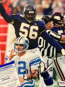 CHRIS DOLEMAN Signed 8x10 MINNESOTA VIKINGS PHOTO PSA/DNA FOOTBALL Hall Of Fame - Picture 1 of 3