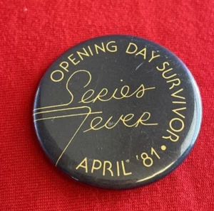 Milwaukee Brewers Vintage 1981 Día de Apertura Pin Botón Trasero - Imagen 1 de 5