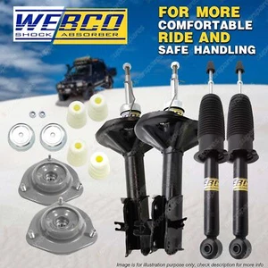 Front Rear Shock Absorber Strut Mount Bearing Kit for Mitsubishi Lancer CE 96-02 - Picture 1 of 3