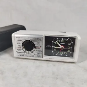 Vintage Primo Electronic Mini Alarm Clock Working Made In Japan portable MA-101 - Picture 1 of 24