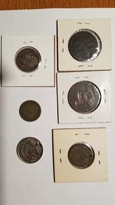 Lote de 6 Monedas España, Algunas Más de 100 Años - Colección de Monedas  - Imagen 1 de 2
