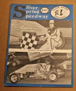 1987 Silver Springs Speedway Program - April 4, 1987 - Picture 1 of 2