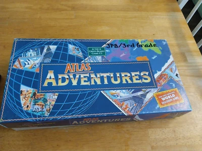 Atlas Adventures Board Game (2000, Green Board Game Co) Complete - Image 1 of 4