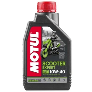 1 Lt Olio Motore Moto Motul Scooter Expert 4T 10W40 Technosynthese Jaso MB SM SJ - Photo 1/1