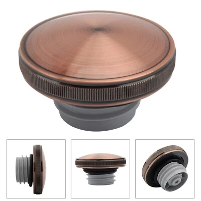 Tapa de tanque de combustible de aluminio de cobre para Bonneville SE T100 T120 Thruxton 2001-2021 Foto 1 de 4