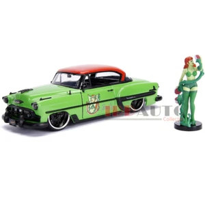 JADA 1953 CHEVROLET BEL AIR VERDE CON HIEDRA VENENOSA FIGURA DC COMICS 1/24 30455 - Imagen 1 de 6