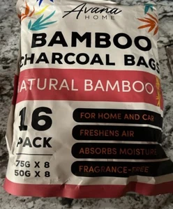 (16 Pack) Bamboo Charcoal Air Purifying Bag - Charcoal Bags Odor Absorber - Picture 1 of 3