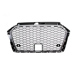 AUDI A3 (2016-2018) Honeycomb Grille - Chrome & Black - Picture 1 of 3