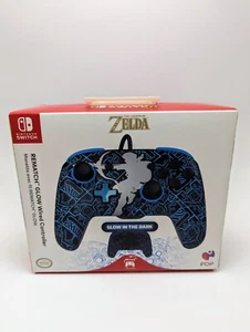 PDP REMATCH Wired Controller-Zelda Glow In The Dark, Nintendo Switch, Brand New - Picture 1 of 5