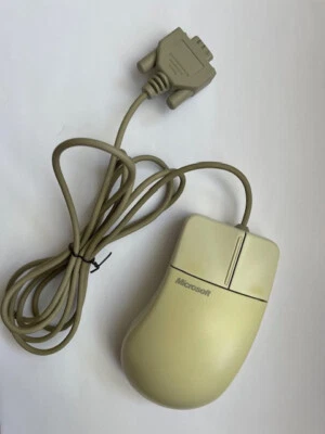 Vintage Microsoft Mouse Serial 2.0A Comfort 2 Button Mouse 50674 DB9 - Image 1 of 4