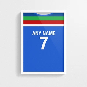 Poster personalizzato Afghanistan Cricket World Cup retrò kit ispirato stampa regalo - Foto 1 di 11