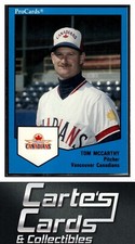 Tom McCarthy 1989 ProCards Vancouver Canadians #593  Chicago White Sox