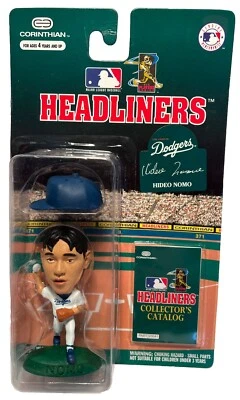 Figura MLB Headliners Hideo Nomo Los Angeles Dodgers 1996 Corinthian (B162) Foto 1 de 2