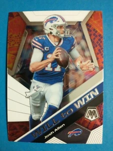 2020 Mosaic Josh Allen Will To Win WW9 Mosaic Bills Mint Free Shipping!! - Picture 1 of 3
