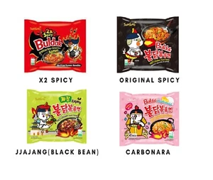 🔥[SAMYANG] Korean Spicy HOT Chicken Flavor Buldak Ramen Noodle - 4 Geschmacksrichtungen🔥 - Bild 1 von 8