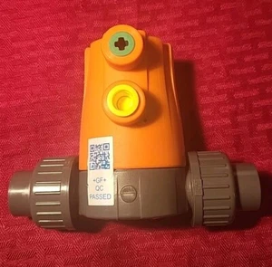 GF Type 604 1/2" PVC/EPDM Pneumatically Actuated Diaphragm Valve 161604612 - Picture 1 of 4