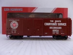 AAR DOUBLE DOOR BOX CAR FOR SEABOARD AIR LINE BY RED CABOOSE NOS RTR - Picture 1 of 8