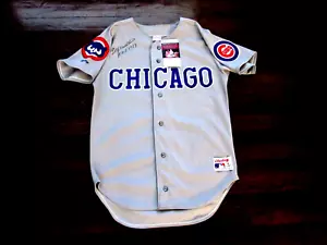 BILLY WILLIAMS HOF 1987 CHICAGO CUBS SIGNED AUTO VINTAGE RAWLINGS PRO JERSEY JSA - Picture 1 of 6