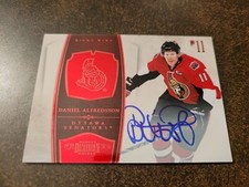 2010-11 Dominion - Daniel Alfredsson - Signatures Ruby 45/50