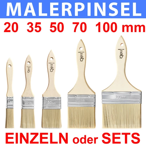 Pinsel Set Malerpinsel Flachpinsel Lackpinsel Lack Lasurpinsel Lackierpinsel China Flachpinsel