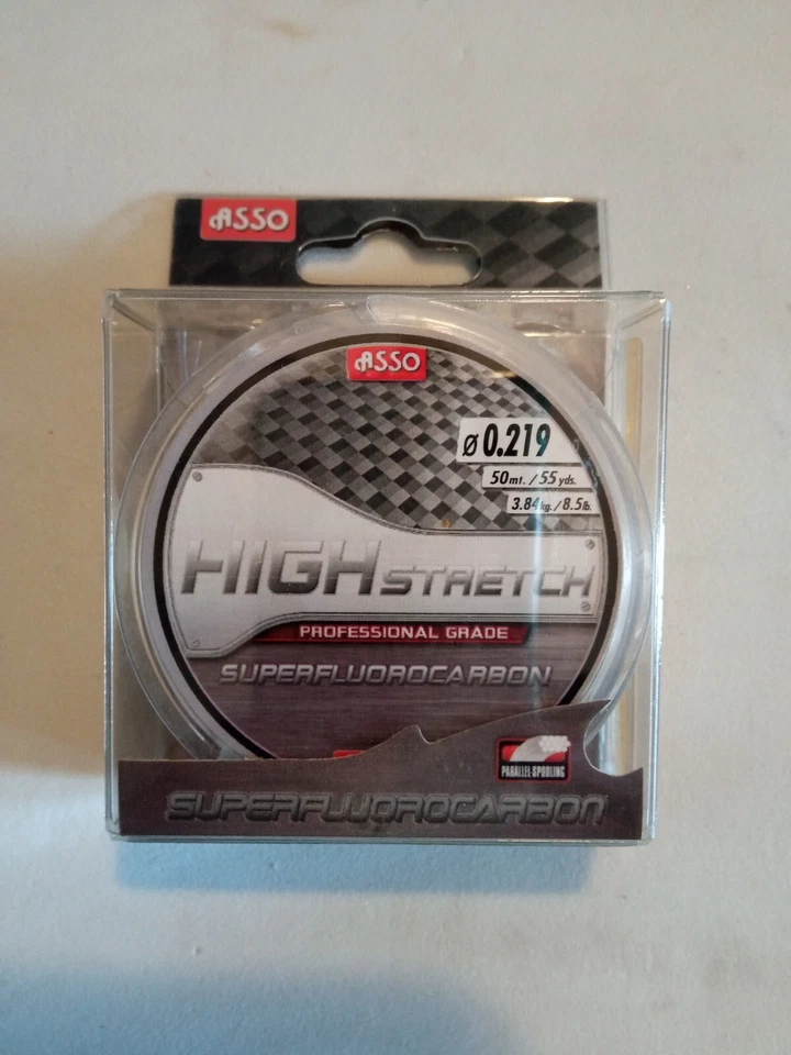 MONOFILO ASSO HIGH STRETCH METRI 50 FLUOROCARBON 100% DIAM. 0,219 MM. - Immagine 1 di 1
