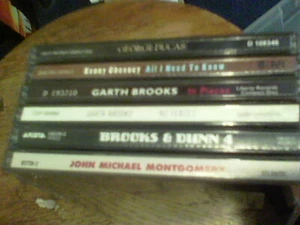 6 CDs George Ducas, Kenny Chesney, Garth Brooks, Brook & Dunn, John Michael Mont - Imagen 1 de 12