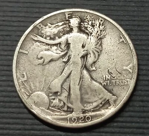 USA HALF DOLLAR 1920 La Liberté Marching - Silber - Bild 1 von 2