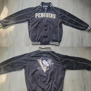 NHL G3 Sports Men's Pittsburgh Penguins Authentic Black Full-Zip Jacket Medium - Picture 1 of 9