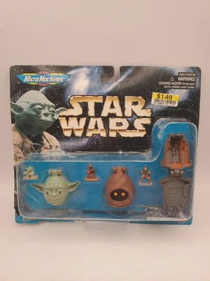 1996 GALOOB MICRO MACHINES STAR WARS MINI BONECOS CABEÇAS - Imagem 1 de 4