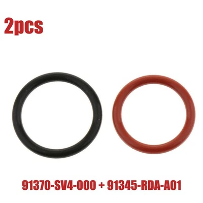 2Pc Power Steering Pump Inlet & Outlet O-Ring Seals For Honda Accord Civic Acura - Image 1 of 4