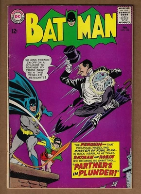 Batman #169 VG 4.0 (1965 DC) 2nd Appearance Penguin in Silver Age - Image 1 of 2