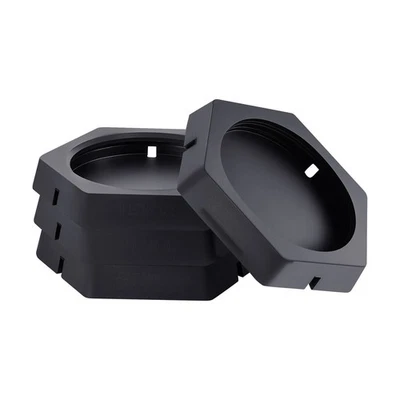 Secure 5000lb Rubber Pads 4Pcs for 10" Round Trailer Leveling Jack - Image 1 of 4