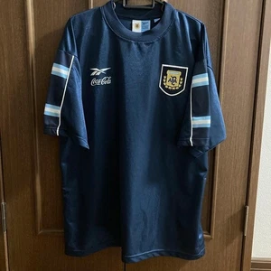 Vintage 90s Argentina National Team Size M Reebok Soccer Jersey Training Wear - Picture 1 of 4