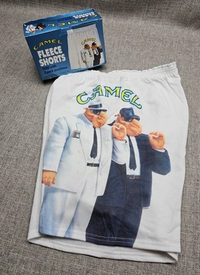 VINTAGE Camel Joe Camel Fleece Shorts Mens Large Advertising Promo USA 1990s - image 1 of 4