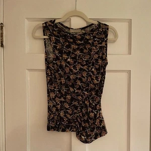Ulla Johnson Medea Asymmetric Shirred Top Size S NWOT - Picture 1 of 3