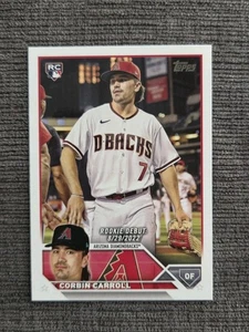 2023 Topps Update Series - Rookie Debut Corbin Carroll #US244 (RC) - Picture 1 of 2