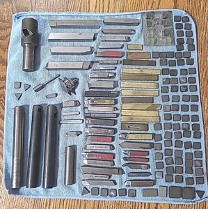 Machinist Tool Lot. Boring Bars & Inserts. Lathe Bits. Tooling Stock. HSS - Picture 1 of 24