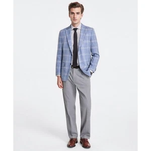 Tommy Hilfiger Abrigo Deportivo Para Hombres 42R Azul Cuadros THFlex Gene Blazer Traje Chaqueta Nuevo con Etiquetas - Imagen 1 de 10