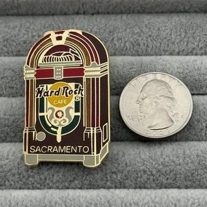Hard Rock Cafe Sacramento California Juke Box Enamel Pin Pinback #59860 - Picture 1 of 2