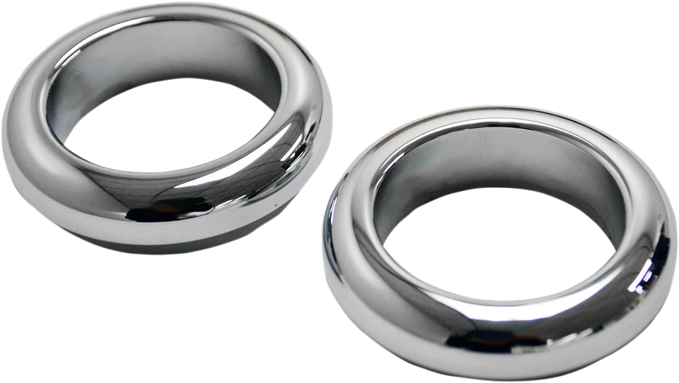 LA Choppers Fork Dust Covers 39mm Chrome LA-7503-39 - Image 1 of 1