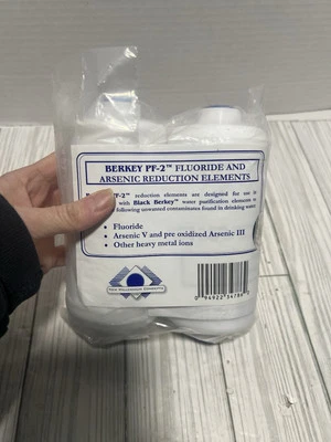 2 Berkey PF-2 Fluoride & Arsenic Reduction Elements Water Filters Purification - Image 1 of 4