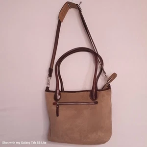 Ona Heavy Duty Canvas Camera Tote Bag Khaki And Brown Leather Accents - Picture 1 of 13