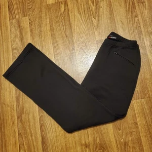 Marmot Pants Women Small Black Polartec Fleece Hiking Outdoors Zip Pockets - Picture 1 of 7