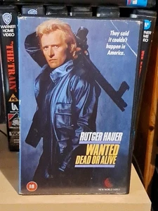 WANTED DEAD OR ALIVE Ex Rentel Big Box VHS, Rutger Hauer . - Imagen 1 de 8