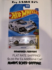 Estuche M Mazda 787B Hot Wheels 2025 blanco azul y dorado - Imagen 1 de 3