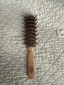 Goody belüftete entwirrende Haarbürste Kunstholz braun 8" Kugelspitze Vintage - Bild 1 von 5